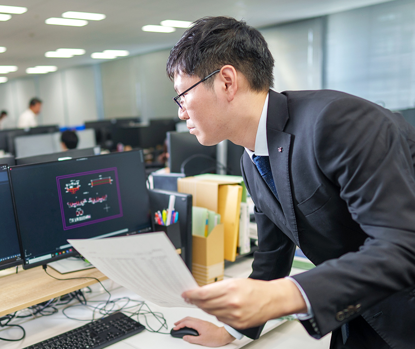 流れをイメージして過程をたどり、工事が完了する達成感は大きい。