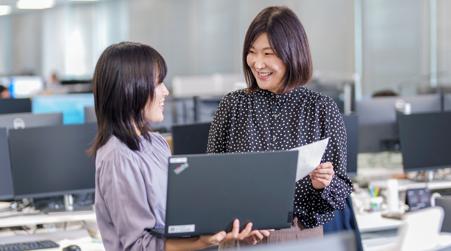 やりがいのある仕事とプライベート。両方がバランス良く充実できる。