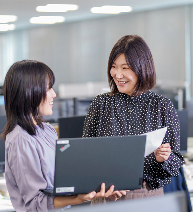 やりがいのある仕事とプライベート。両方がバランス良く充実できる。